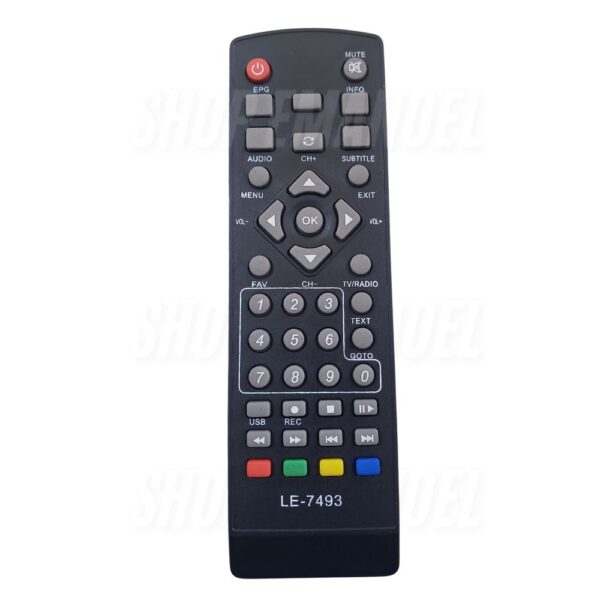 Controle Remoto para Conversor Settop ISDBT LE-7493