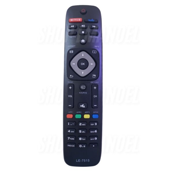 Controle Remoto Tv Philips Smart Netflix LE-7515