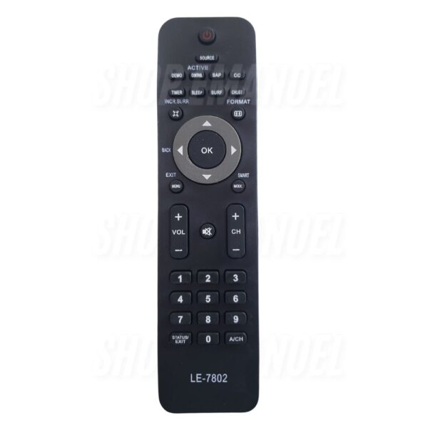 Controle Remoto Para TV Philips LCD LED LE-7802