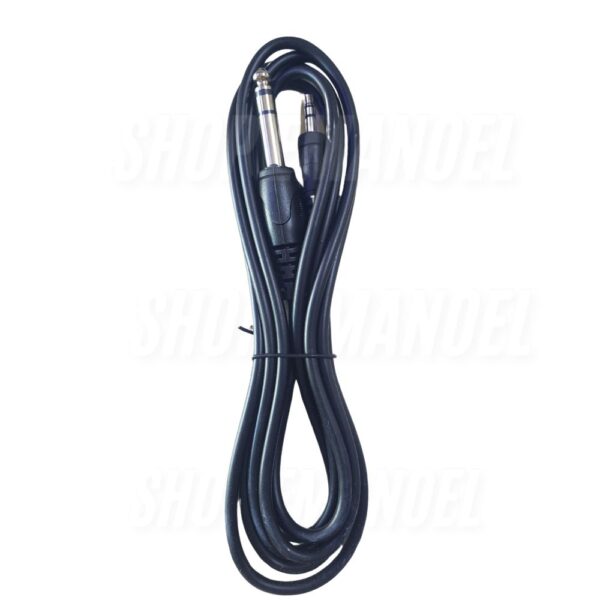Cabo P2 X P10 estéreo Liga Audio Notebook Mp3 Celular 2mt